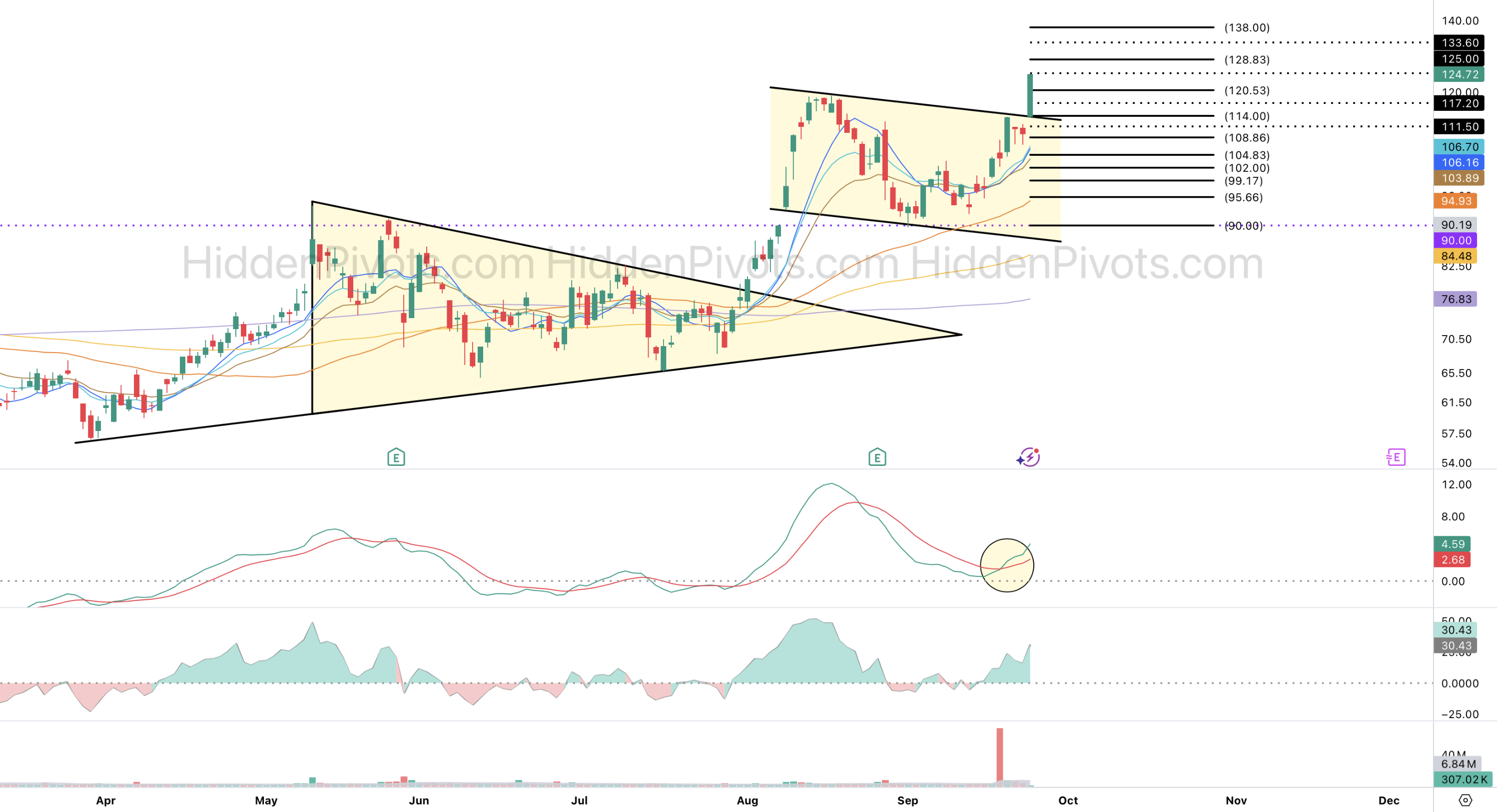 HiddenPivots annotated chart